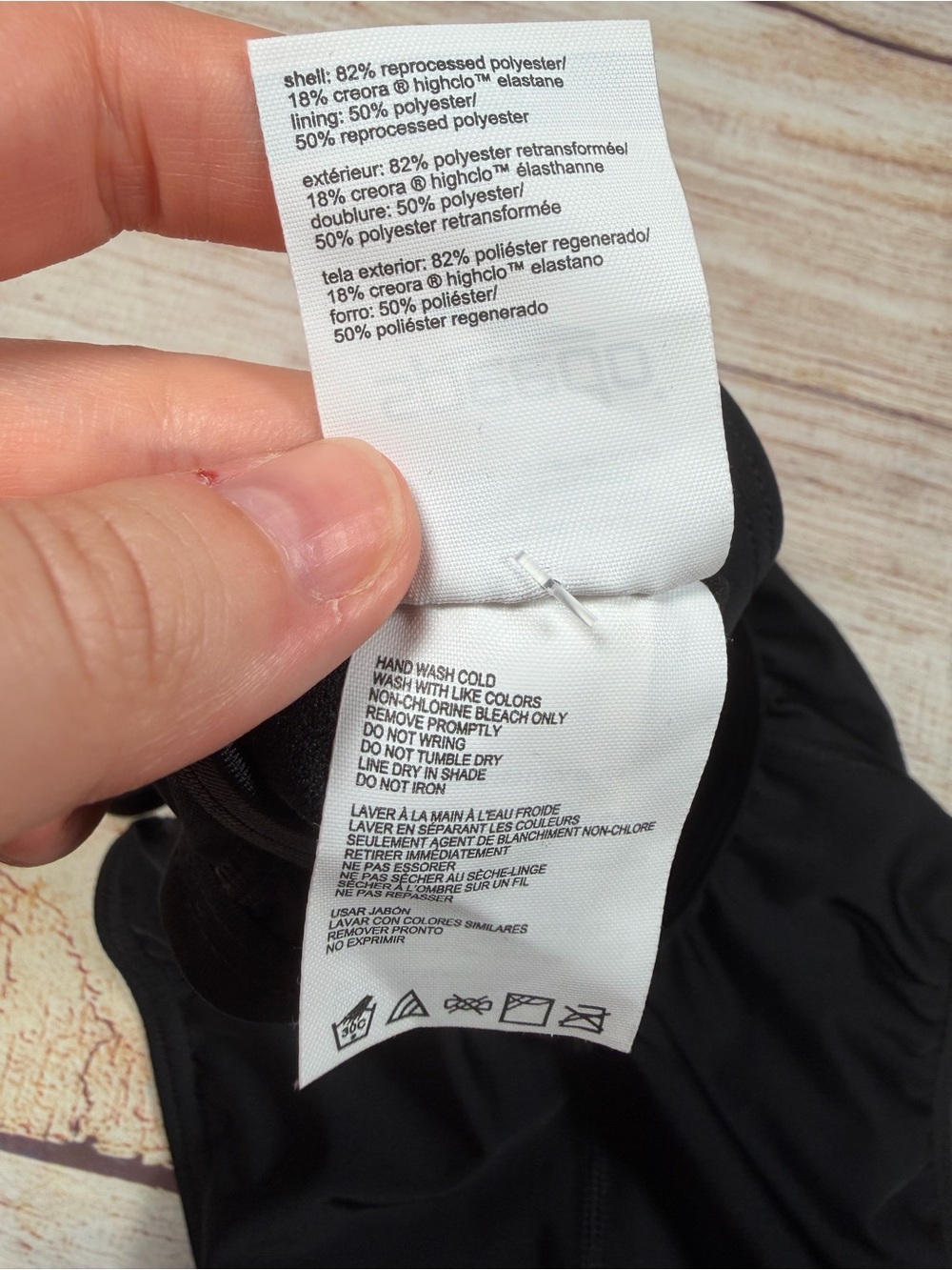 NWT Speedo Black One-Piece Swimsuit Lap Swim Team, Lifeguard, Modest, Trainer 26 - Picture 7 of 7